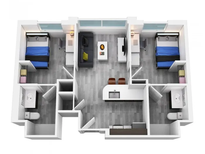 2 Bed2 Bath