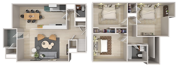 Begonia 3 Bedroom