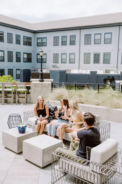 Residents Relaxing in the outdoor space | LC Germantown | Nashville, Tennessee Apartments for Rent