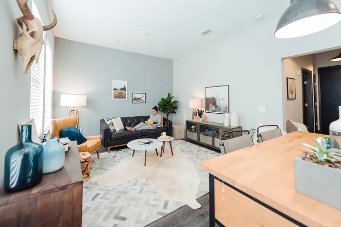 Elegant Living Area  | LC Germantown | Nashville, Tennessee Apartments for Rent
