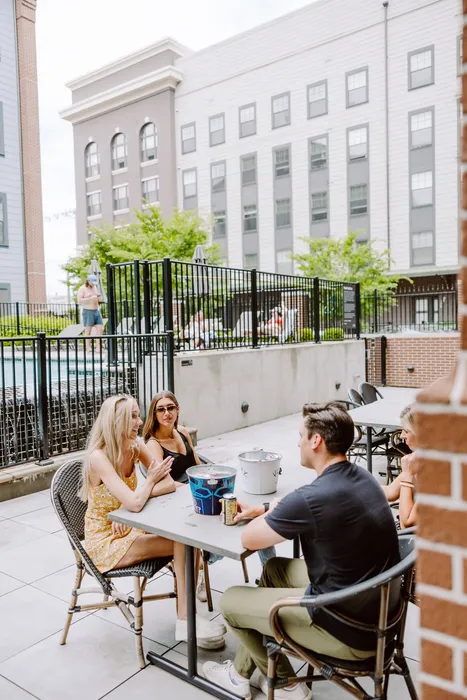 Residents Relaxing in the outdoor space | LC Germantown | Nashville, Tennessee Apartments for Rent