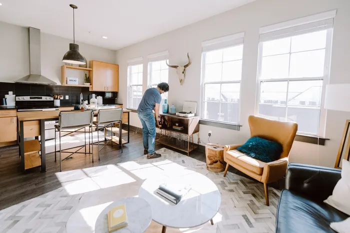Spacious Living Room  | LC Germantown | Nashville, Tennessee Apartments for Rent