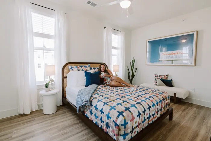 Elegant Bedroom  | Apartment Homes in Pflugerville , Texas | LC Plfugerville