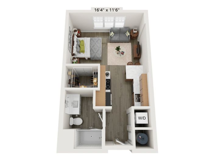 Studio B | Floor Plan