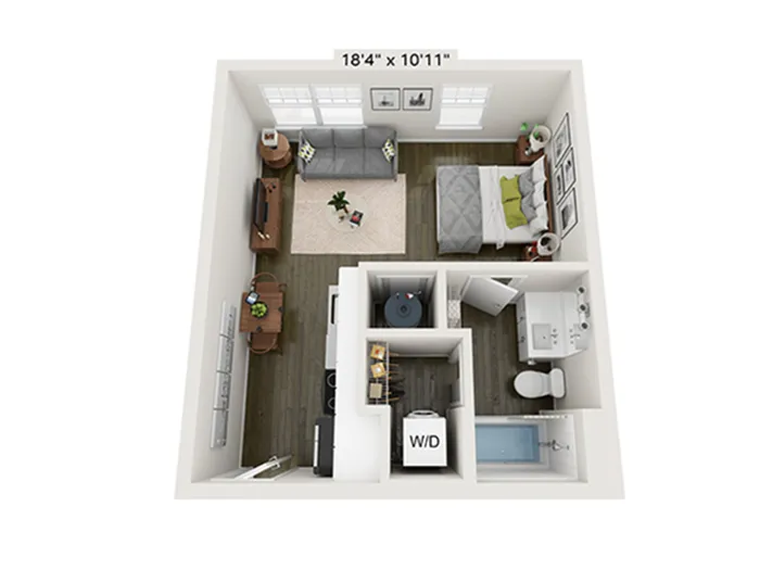 Studio A | Floor Plan