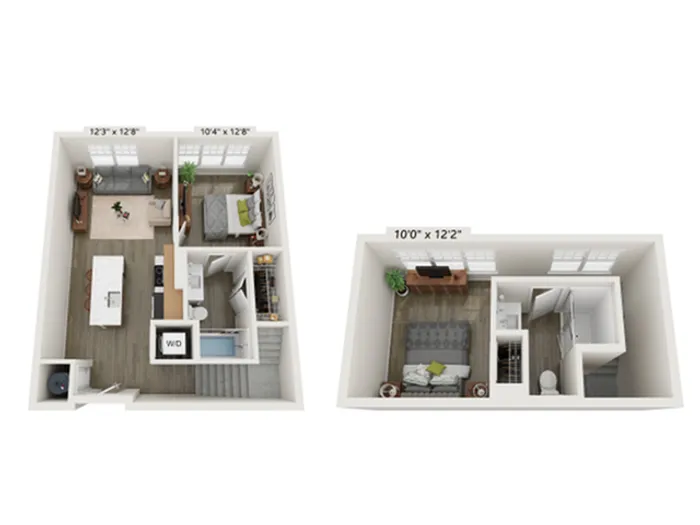 2x2 TH | Floor Plan