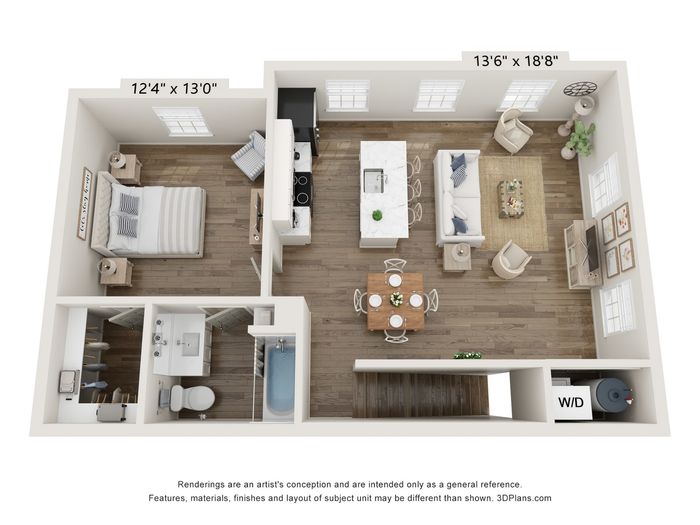 Bentley Flat Upper | Floor Plan