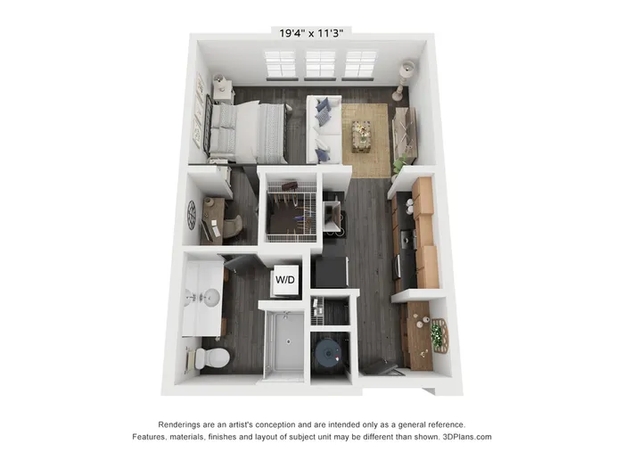 Studio B | Floor Plan