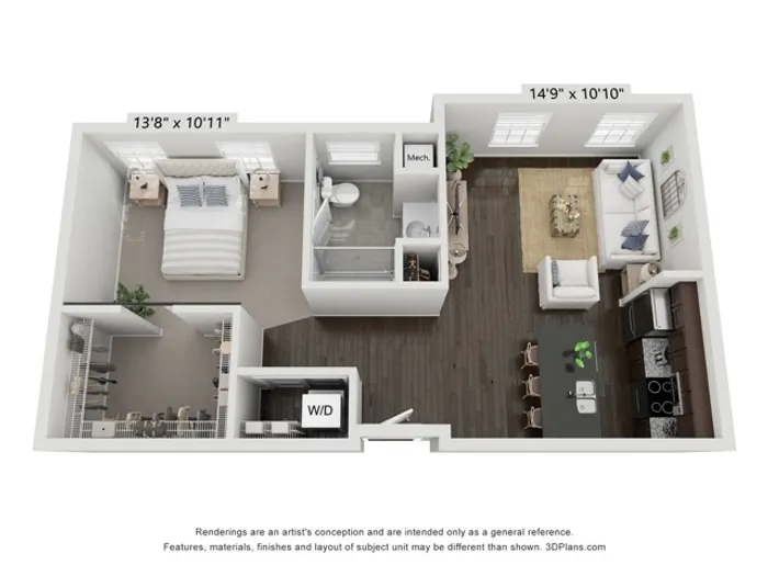 Clubhouse Middle | Floor Plan