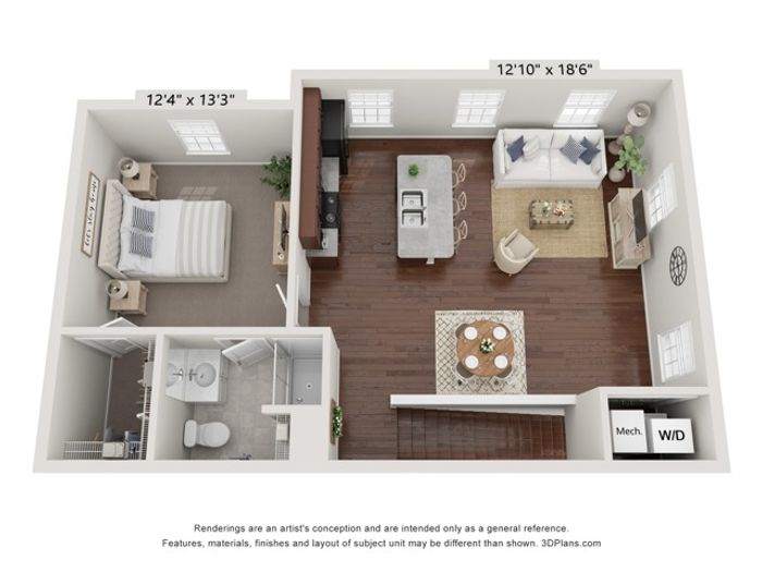 Bentley Flat | Floor Plan