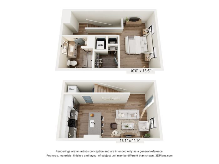 Trevor Townhome A Floor Plan