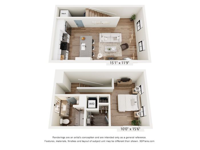 Trevor Townhome B Floor Plan