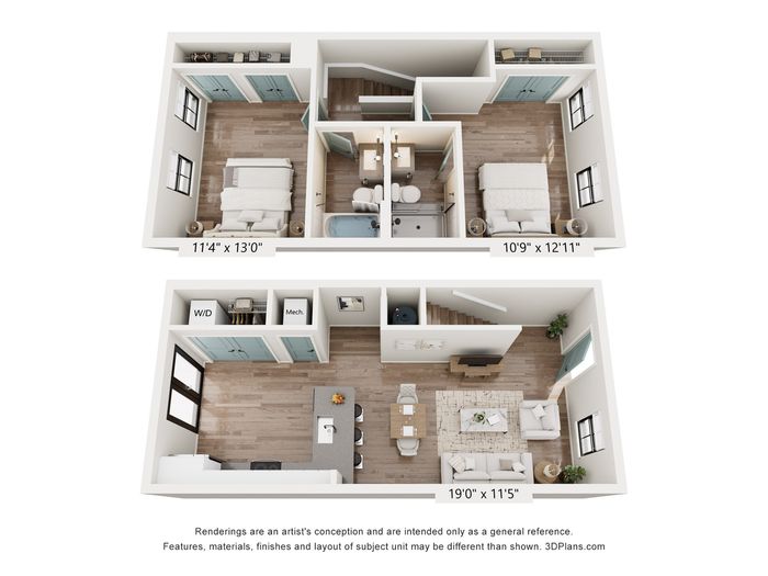 Ashton Townhome Floor Plan