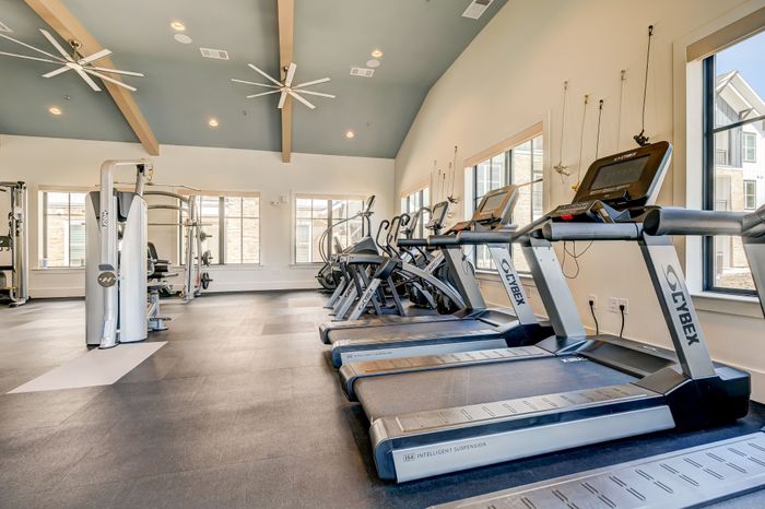 Fitness Center with cardio equipment