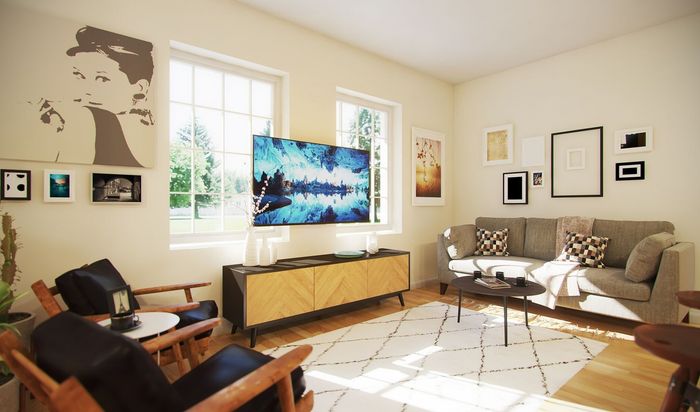 Two bedroom living space