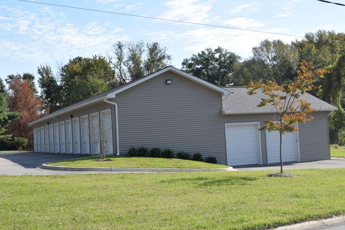 exterior of rentable garages