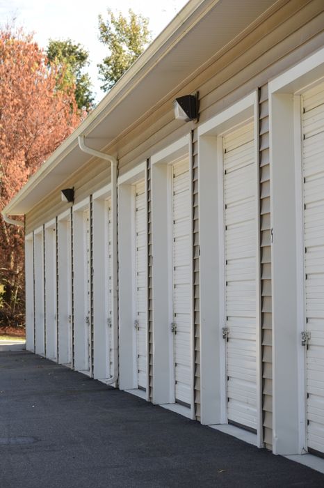 exterior of rentable garages