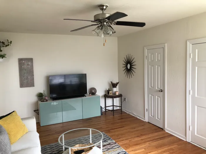Living Room  with hardwood floors