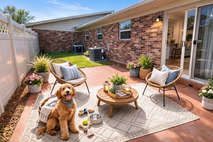 Private Yard and Patio