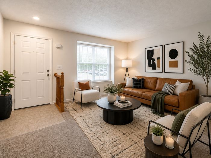 Living Room and Foyer
