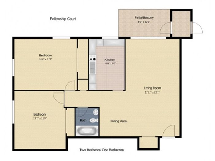 2 Bedroom