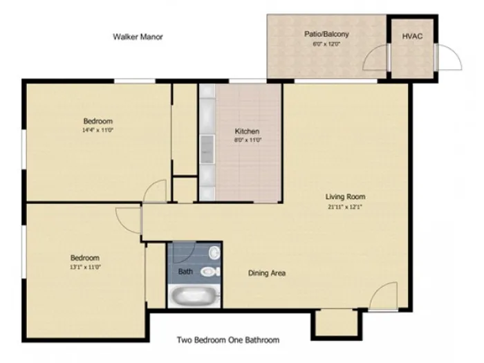 2 Bedroom Executive