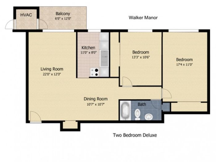 2 Bedroom
