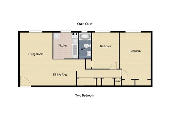 2 Bedroom