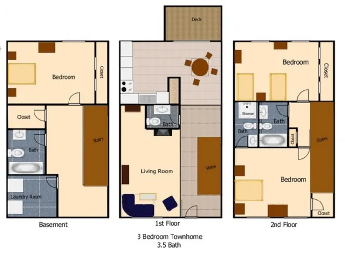 3 Bedroom Townhouse