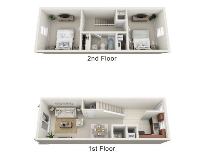 2 Bedroom 1.5