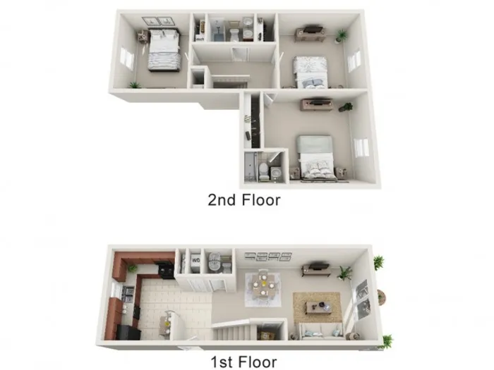 3 Bedroom 2.5 Bath