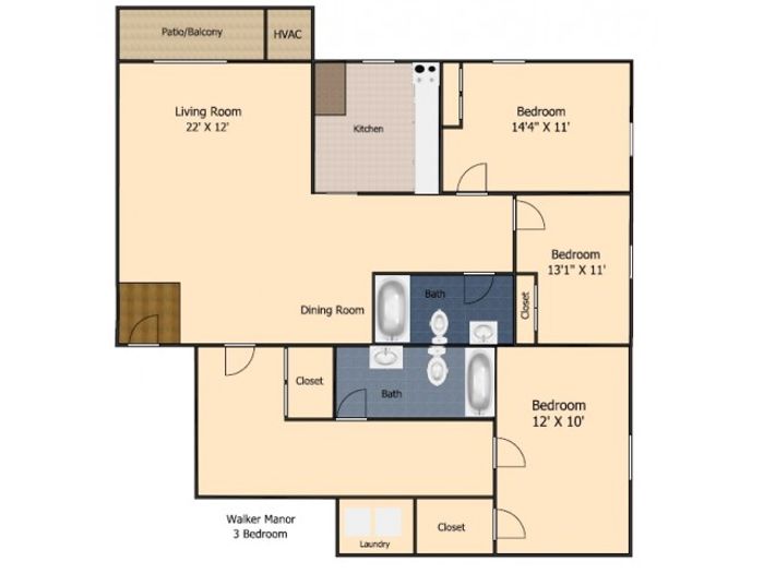 3 Bedroom