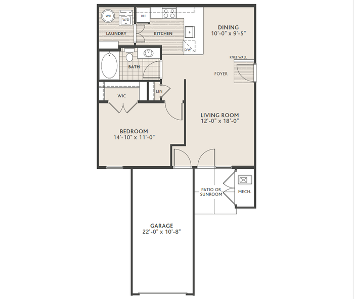 Alleghany Floor plan at Riverside