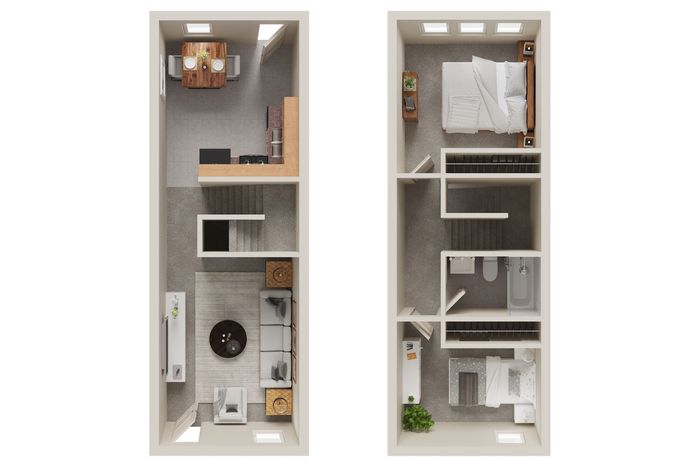 2 Bedroom Townhome