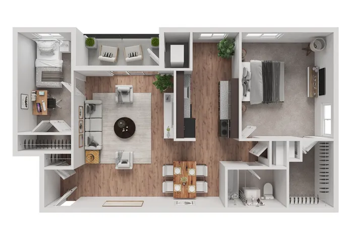 2 bedroom 1 bath