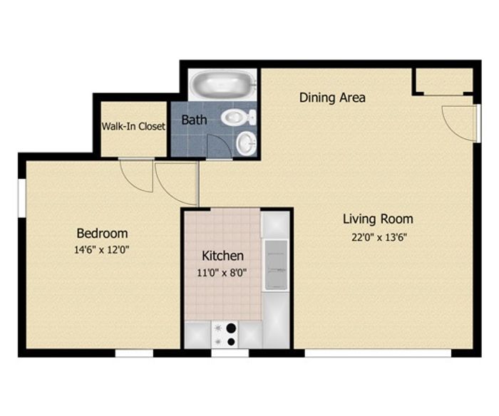 1 Bedroom Executive