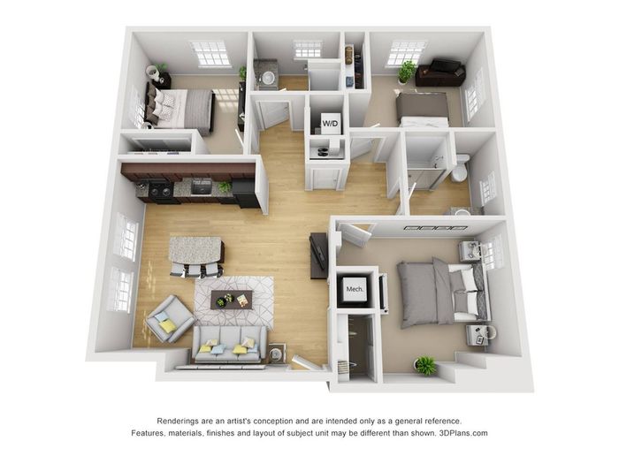 3BR 2Ba
