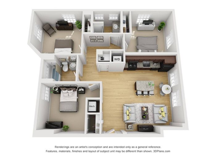 3BR 2Ba