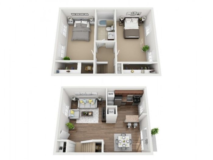 2 Bed Deluxe Townhome
