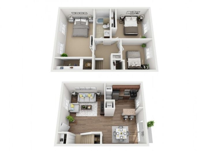 3 Bed Townhome