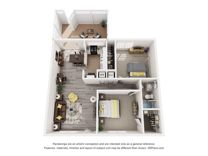 Beach Villas 2 Bed 1 Bath