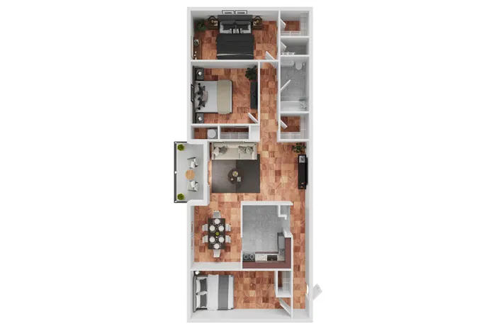 3 Bedroom 1.5 Bath