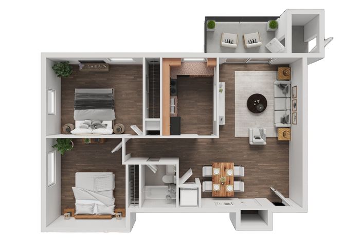 2 Bedroom
