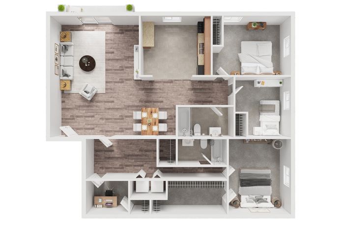 3 Bed 2 Bath with Den