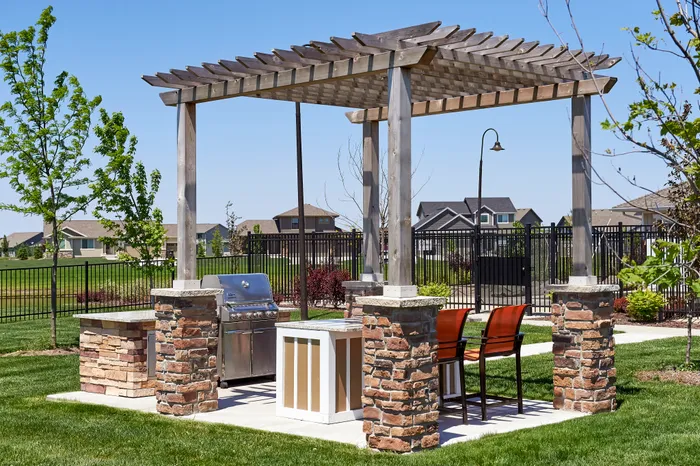 Outdoor Grilling Station
