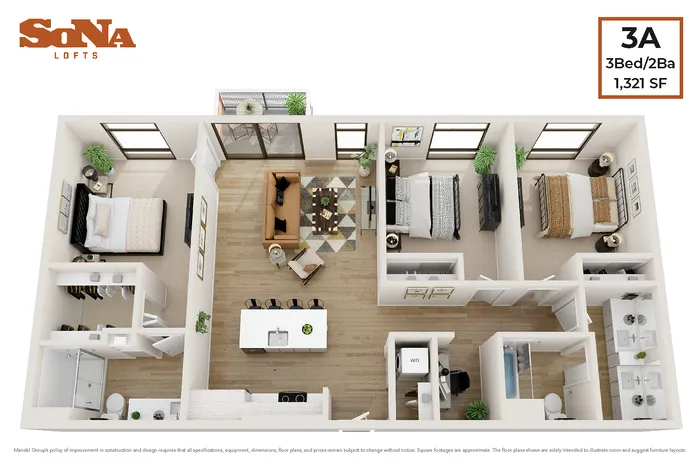 3 Bedroom 2 Bath