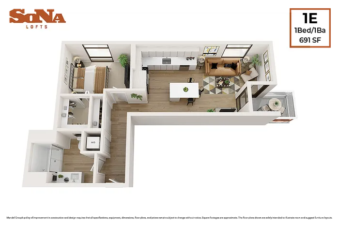 1 Bedroom