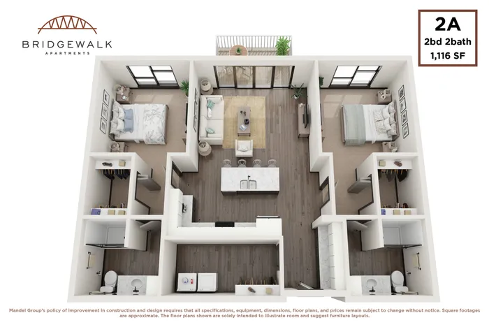 2 Bedroom 2 Bath