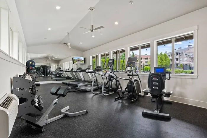 apartment with fitness center