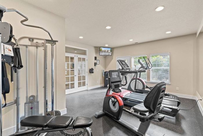 apartment with fitness center